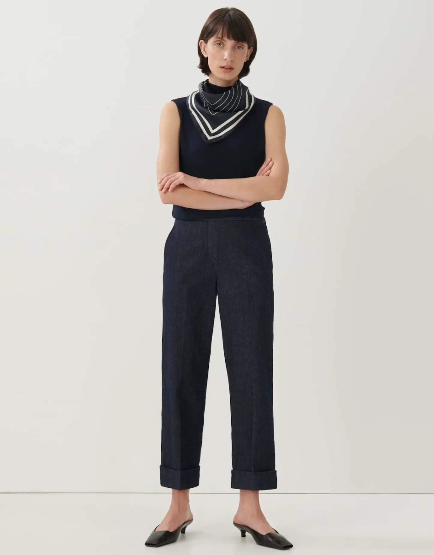 Frau someday Fashion Jeans>Cropped Wide Jeans Cidem