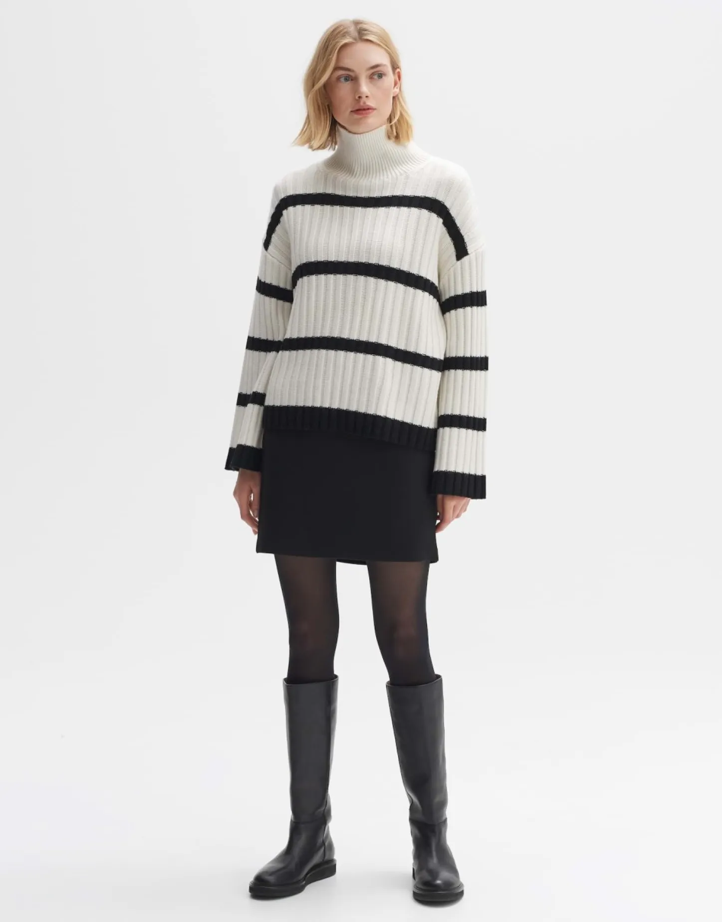 Frau someday Fashion Gebreide Items>Wollen Trui Pory Stripe